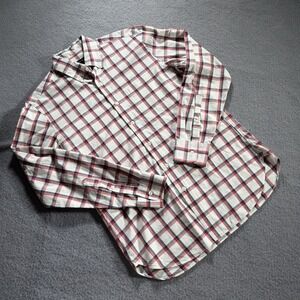 J‎ Crew Mens Shirt Small Plaid Long Sleeve Button Up Tailored